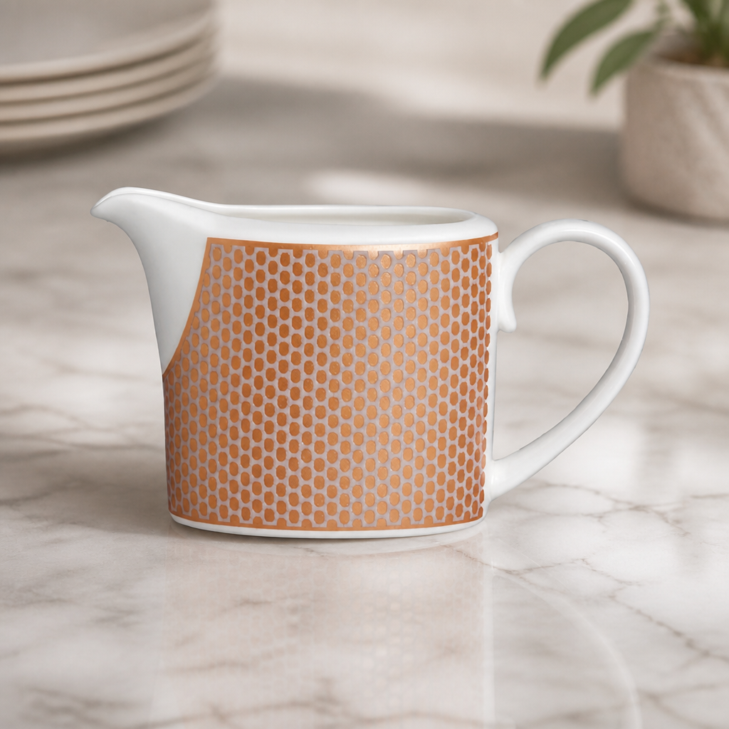 Commercial Bone China Milk Jugs 220ml - 12 Pack