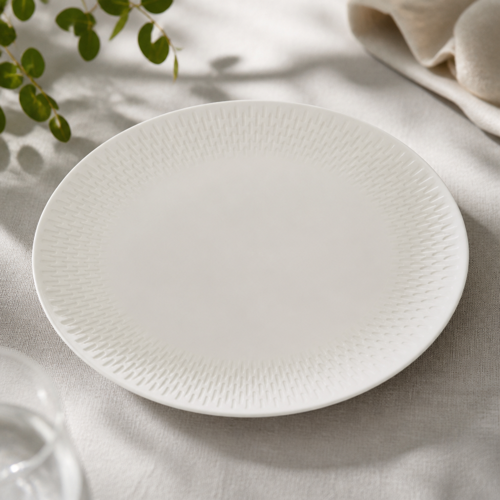 Commercial Coupe Plates 240mm China - Pack of 6