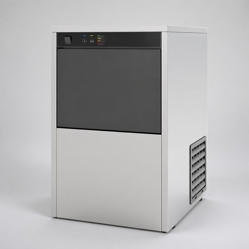 Commercial Countertop Ice Machine 20kg Daily Capacity UVC