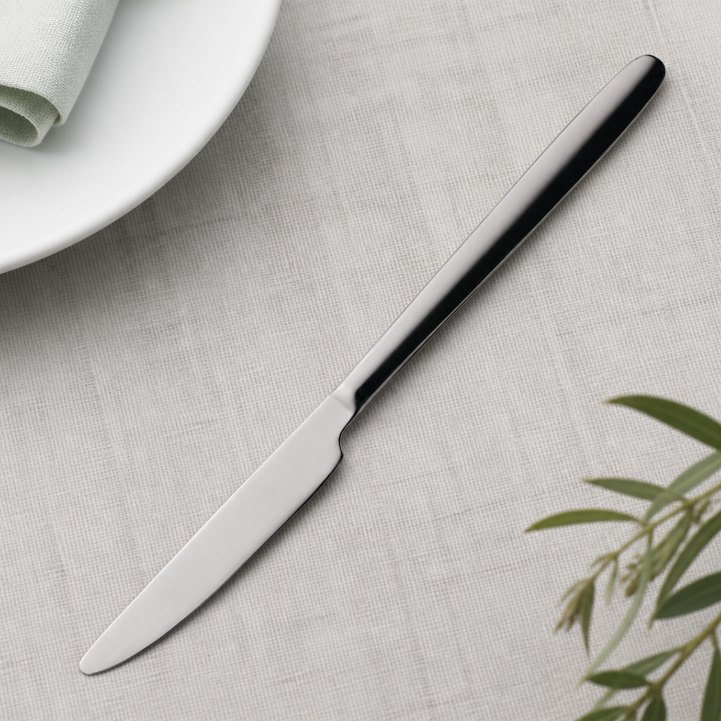 Commercial Table Knives 12 Pack Mirror Polished Stainless Steel