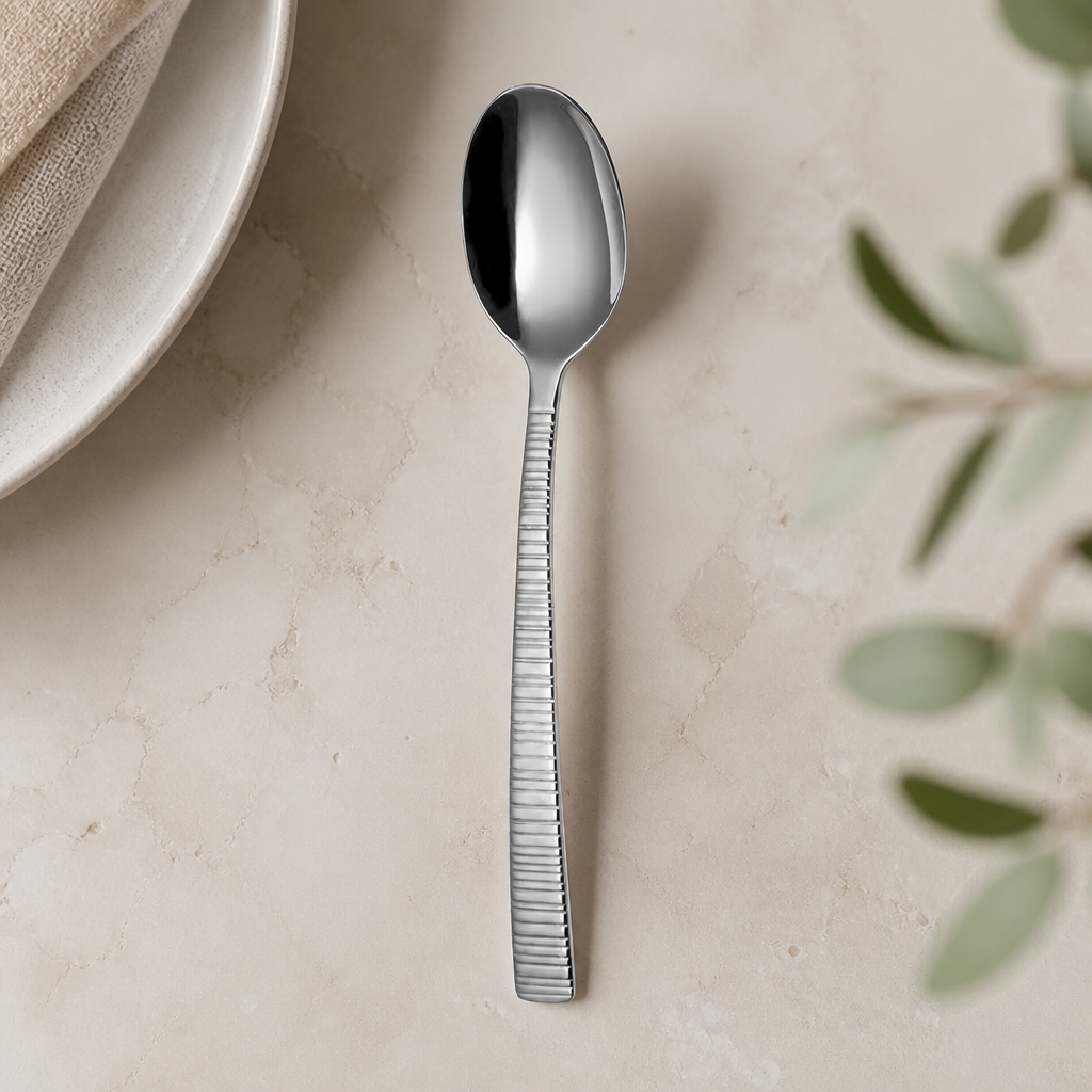 Commercial Dessert Spoons 12 Pack Stainless Steel Cutlery Set