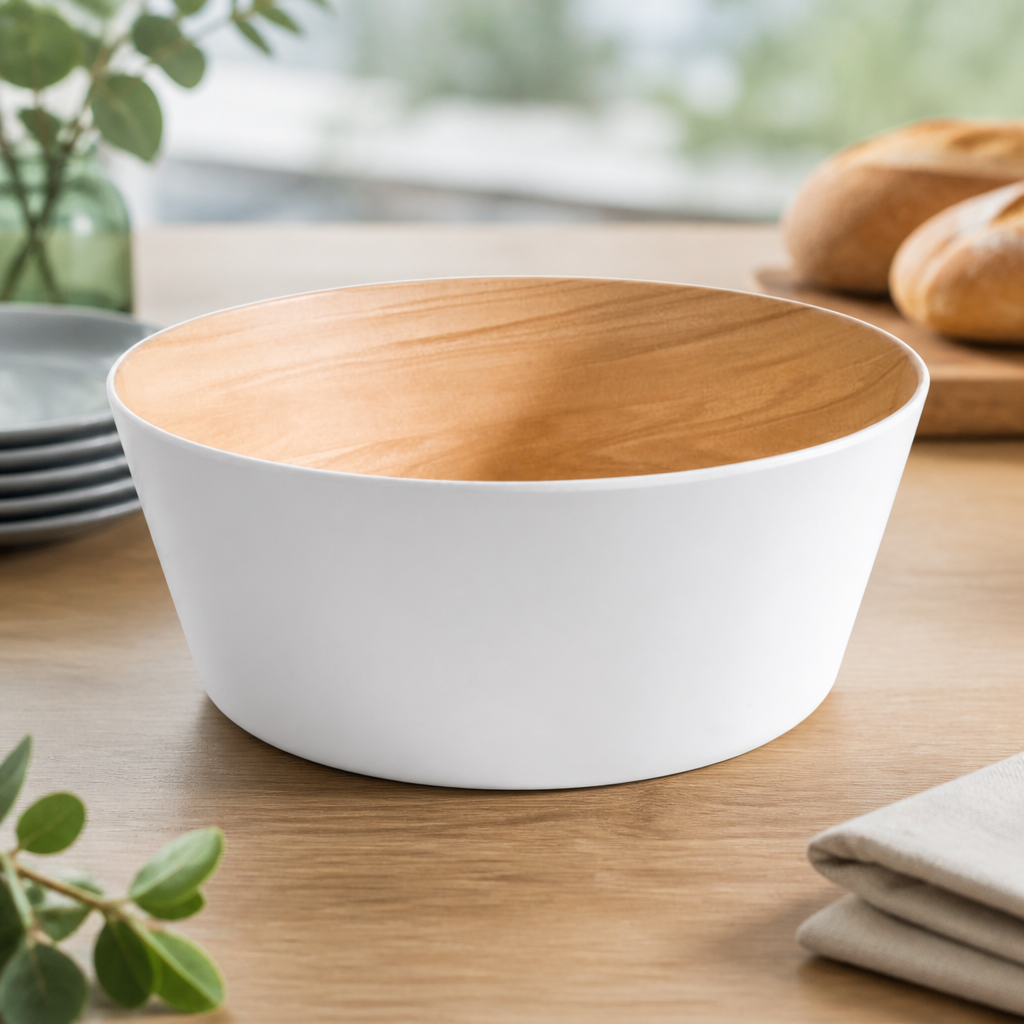 Commercial Melamine Bowl 200mm 1.2Ltr Dishwasher Safe