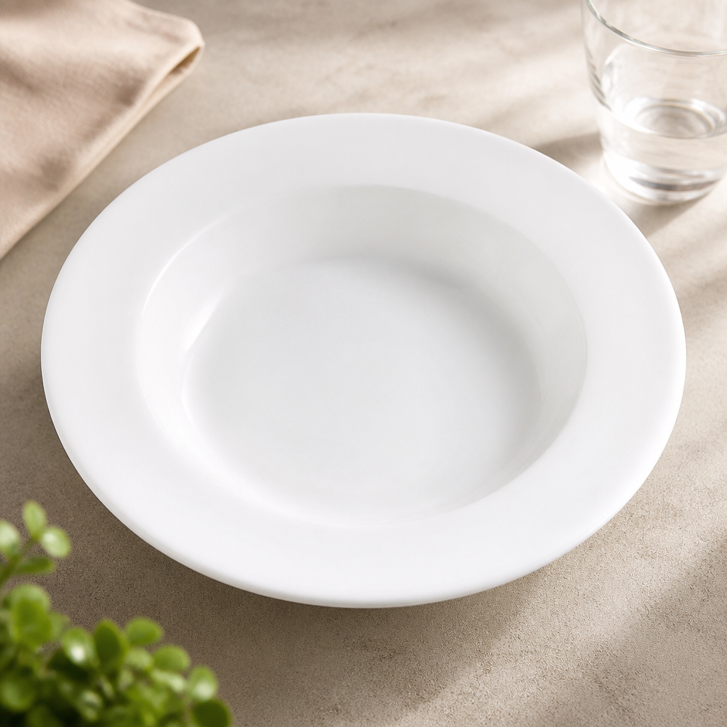 Commercial Pasta Dishes 300mm Porcelain 6 Pack