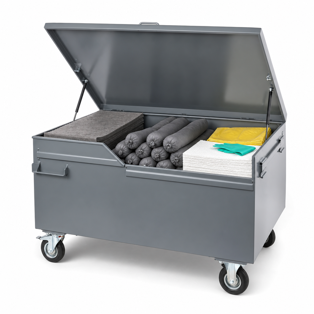Absorbent Safety Kit in Mobile Container 260L