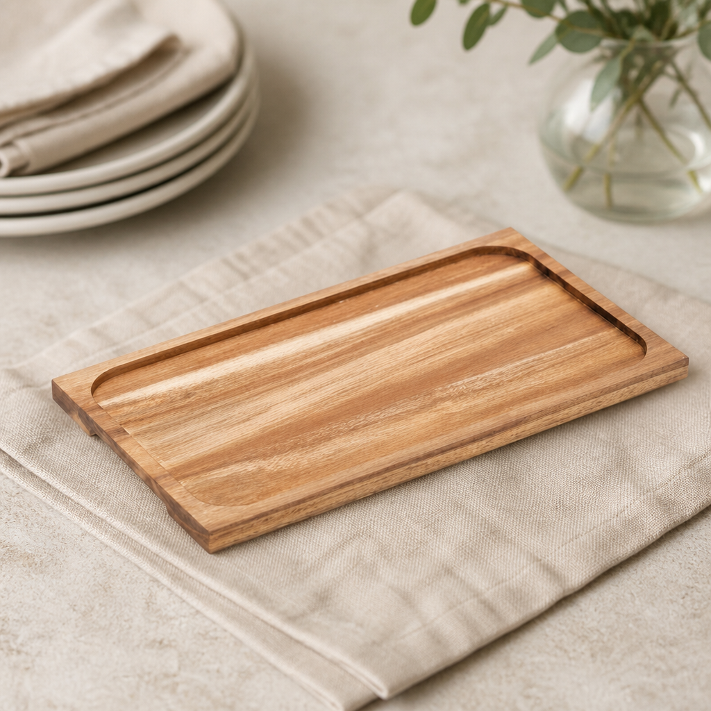 Commercial Acacia Wood Trivet Base 345x195mm Pack of 5