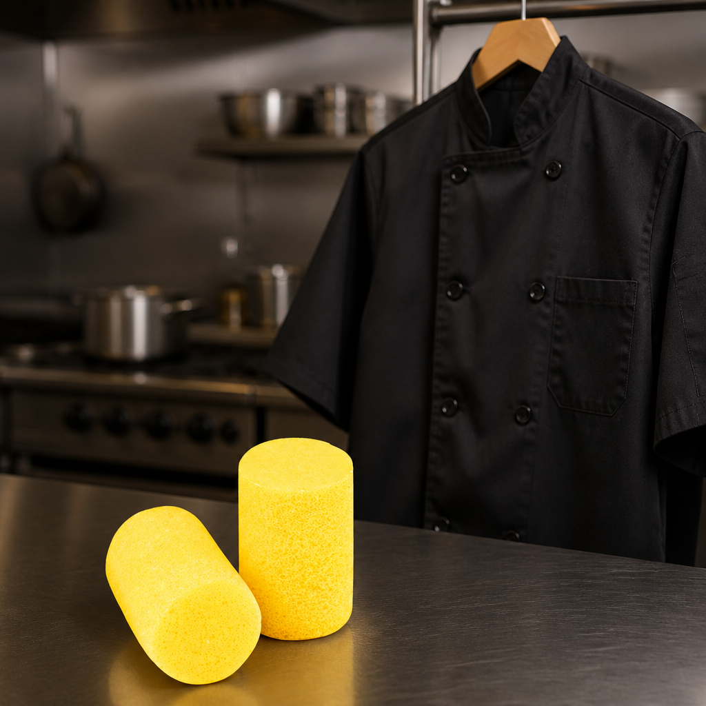 Disposable Earplugs Pack of 250 for Commercial Kitchen Safety