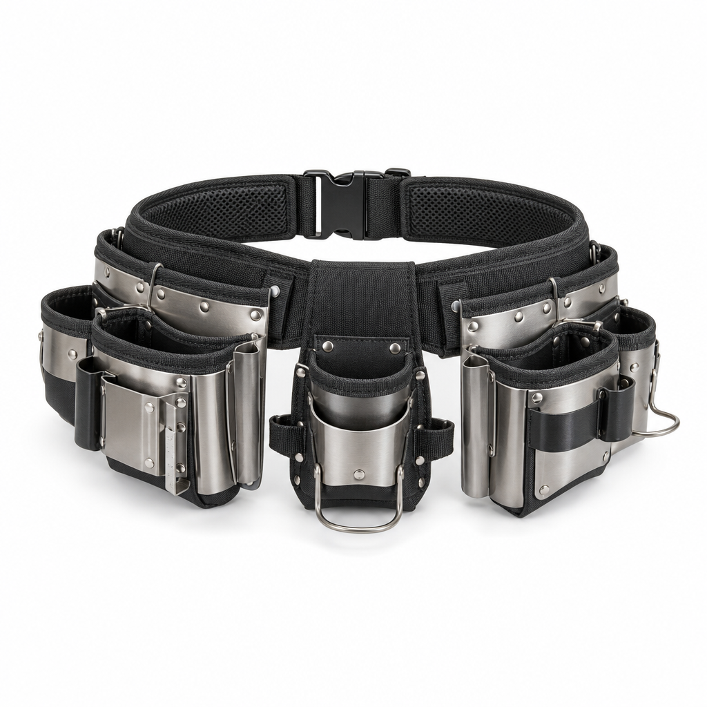 Adjustable Tool Belt with 14 Compartments