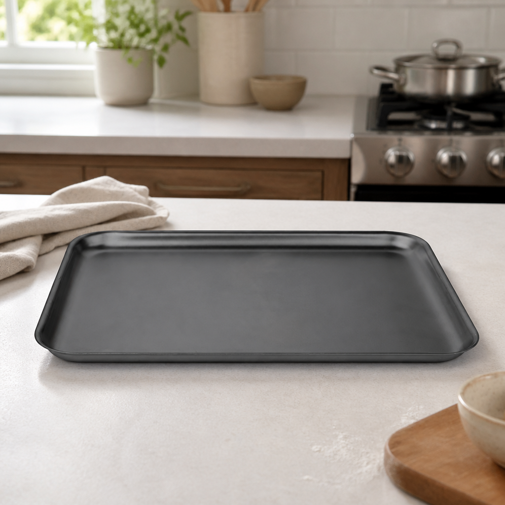 Commercial Aluminium Baking Tray 368x267mm Easy Clean