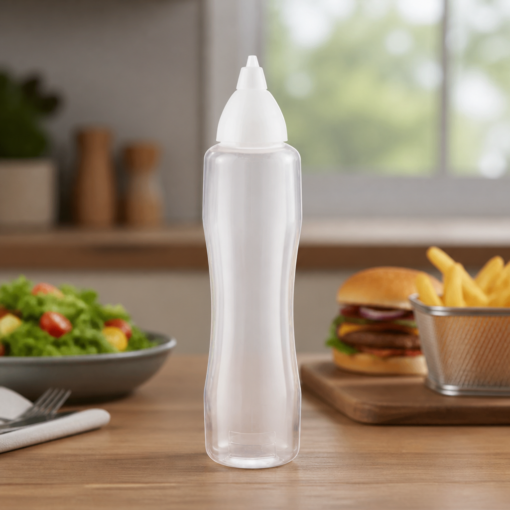 35oz Commercial Non-Drip Squeeze Sauce Bottle Dispenser