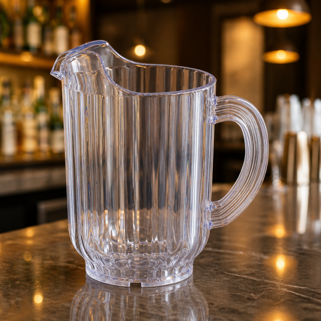 Commercial Polycarbonate Pitcher 1.8Ltr Clear Plastic Jug