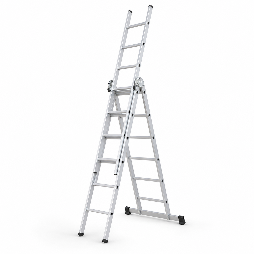 Aluminium 3 Section Combination Ladder