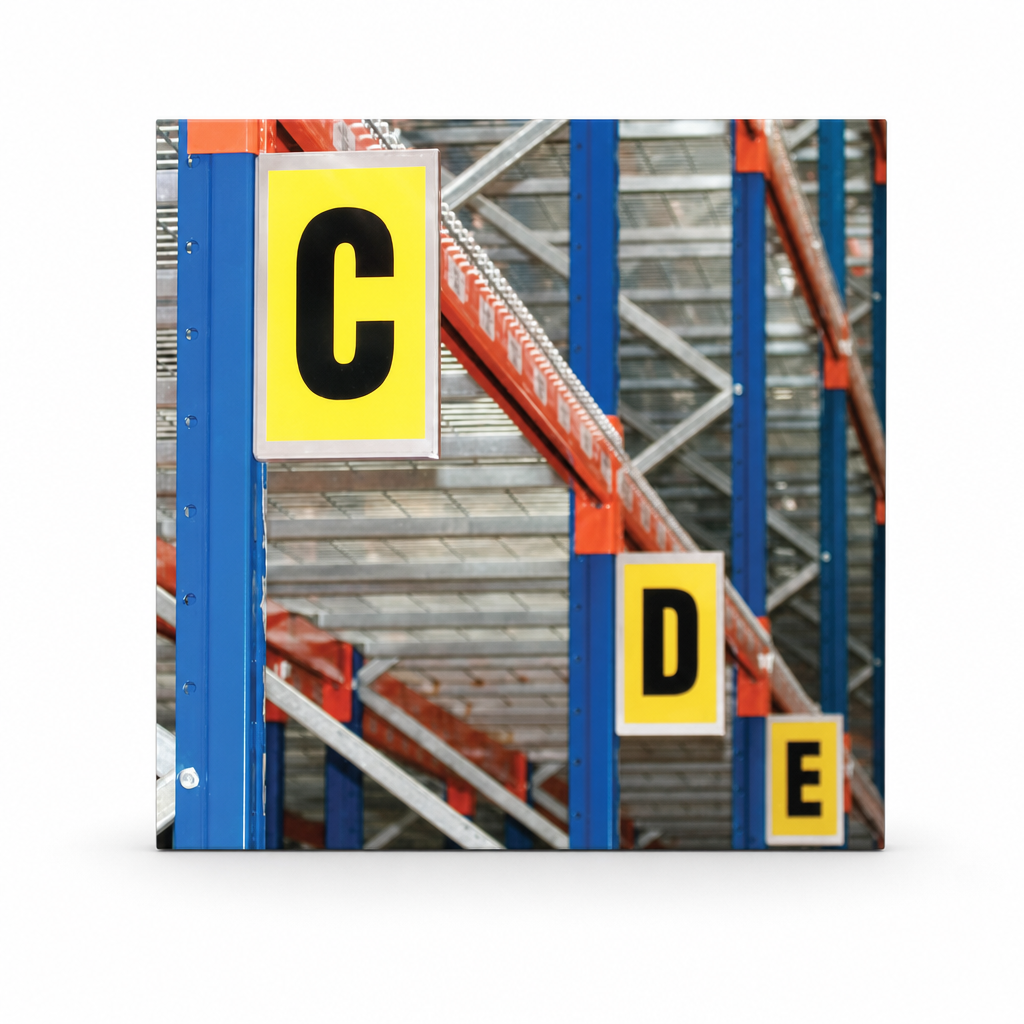 Aluminium Aisle Bay Markers