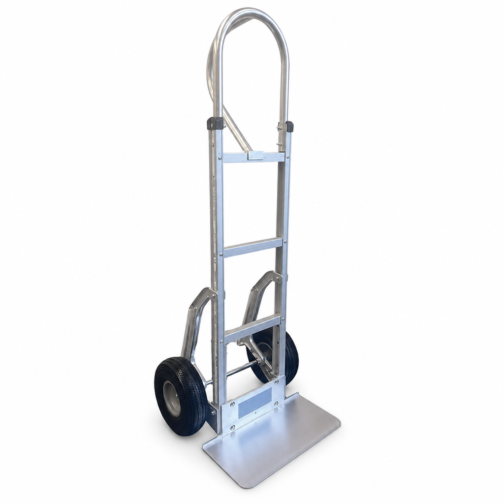 Aluminium P-Handle Sack Truck with Solid Rubber Tyres