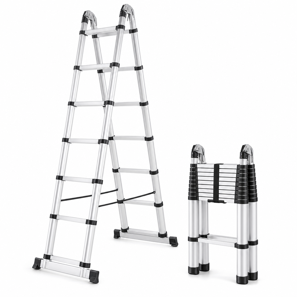 Aluminium Telescopic Ladder 3.2m / 3.8m