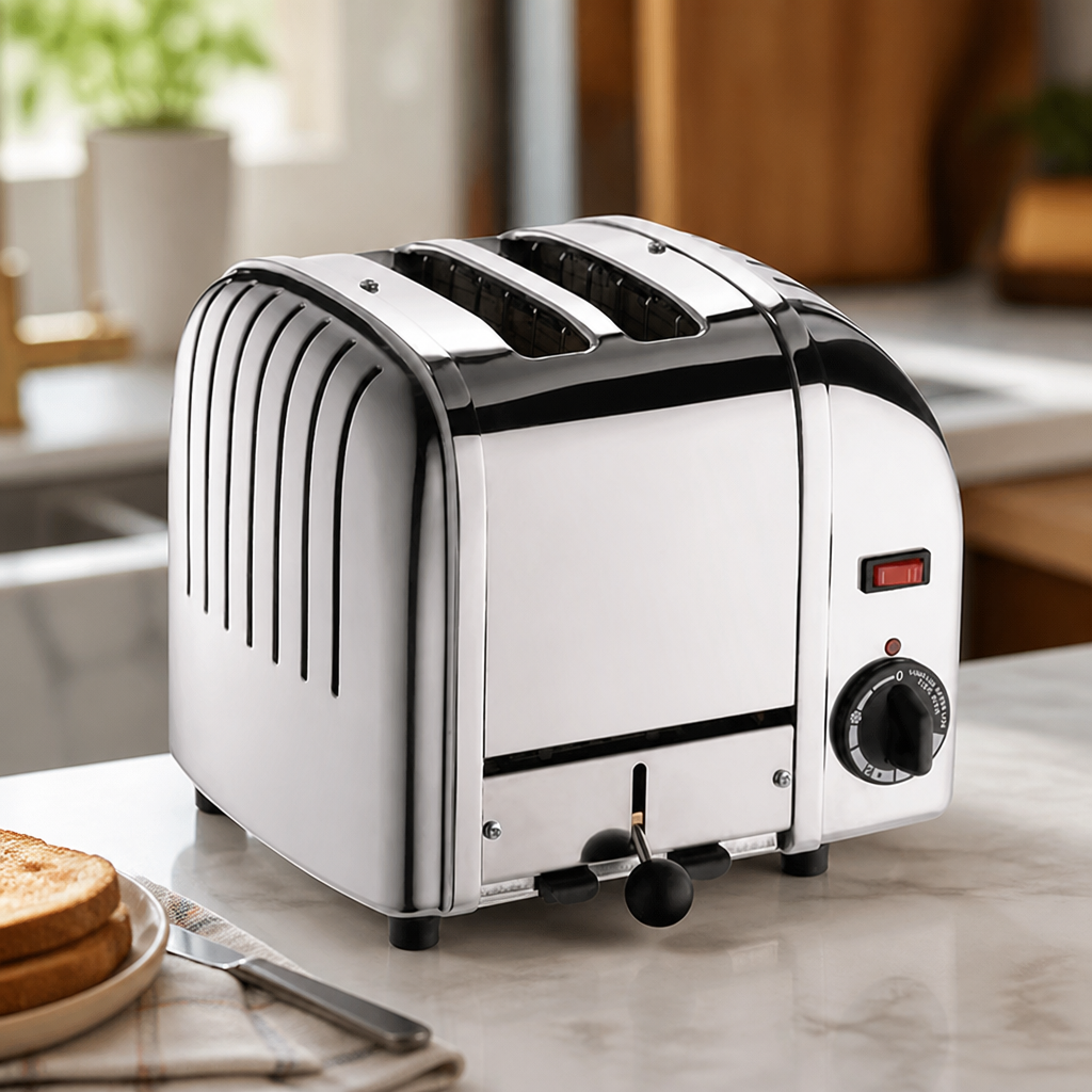 Commercial 2 Slice Toaster with Manual Lift Lever