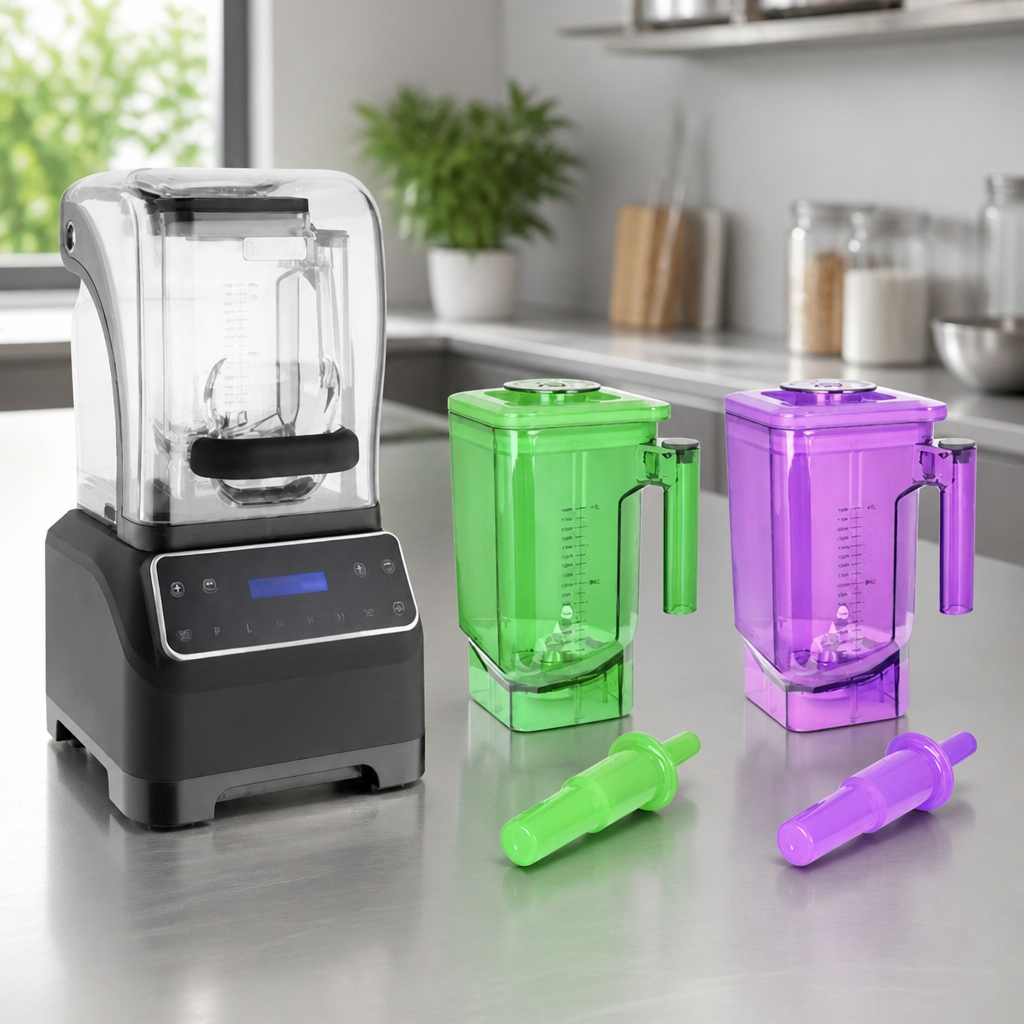 Commercial 1.8Ltr Silent Bar Blender with 2 Jugs Bundle