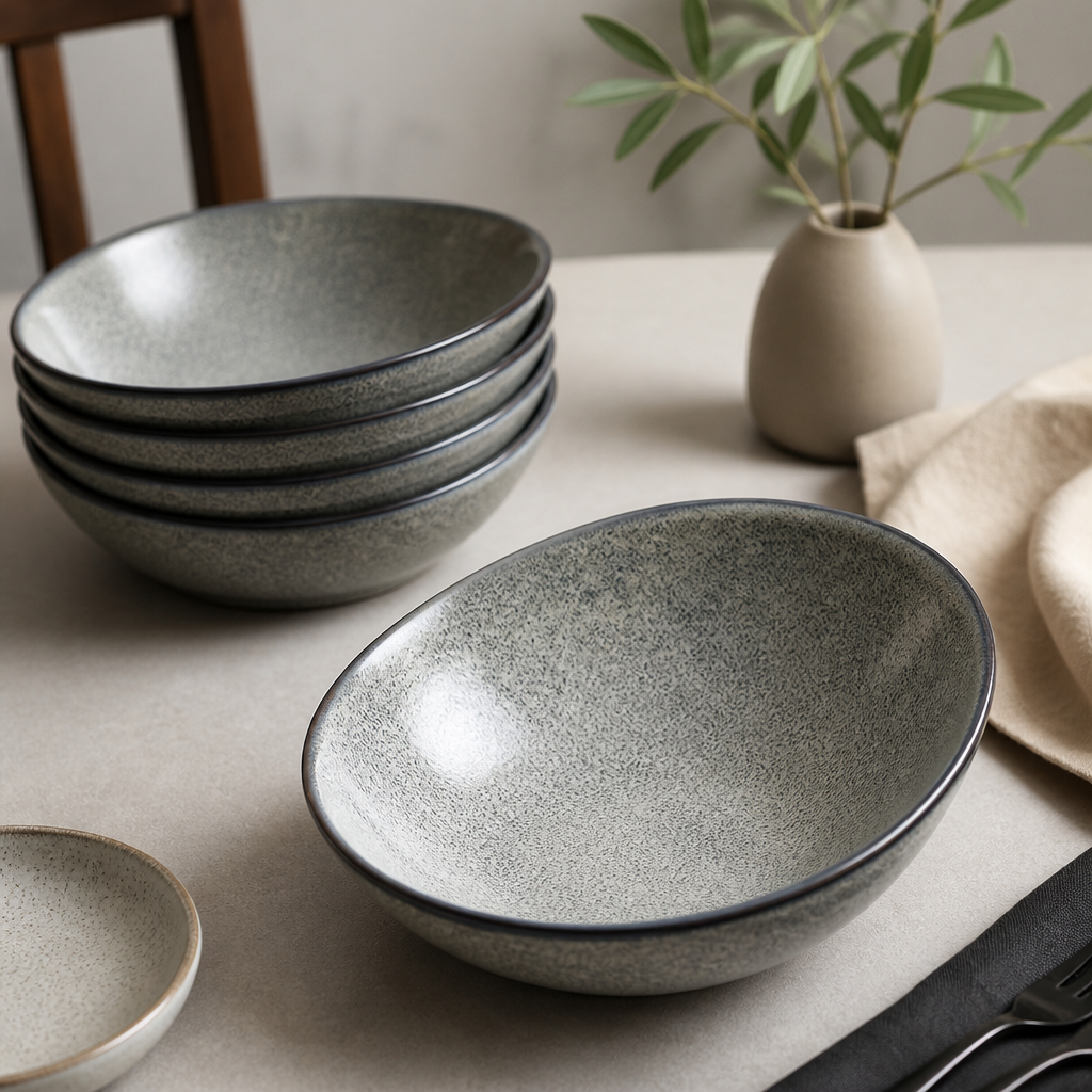 Commercial Porcelain Sloping Soup Bowls 135mm 170ml 6 Pack