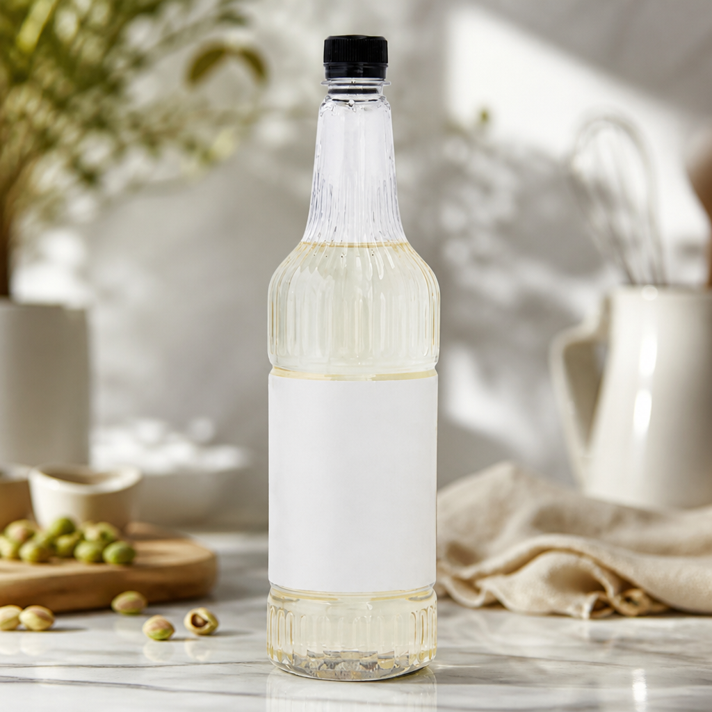 Commercial Pistachio Syrup 1L - Vegan Friendly Beverage Additive