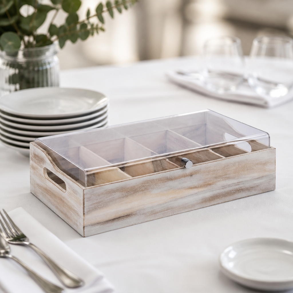 Commercial Cutlery Tray With Cover 510 x 280mm Storage Solution
