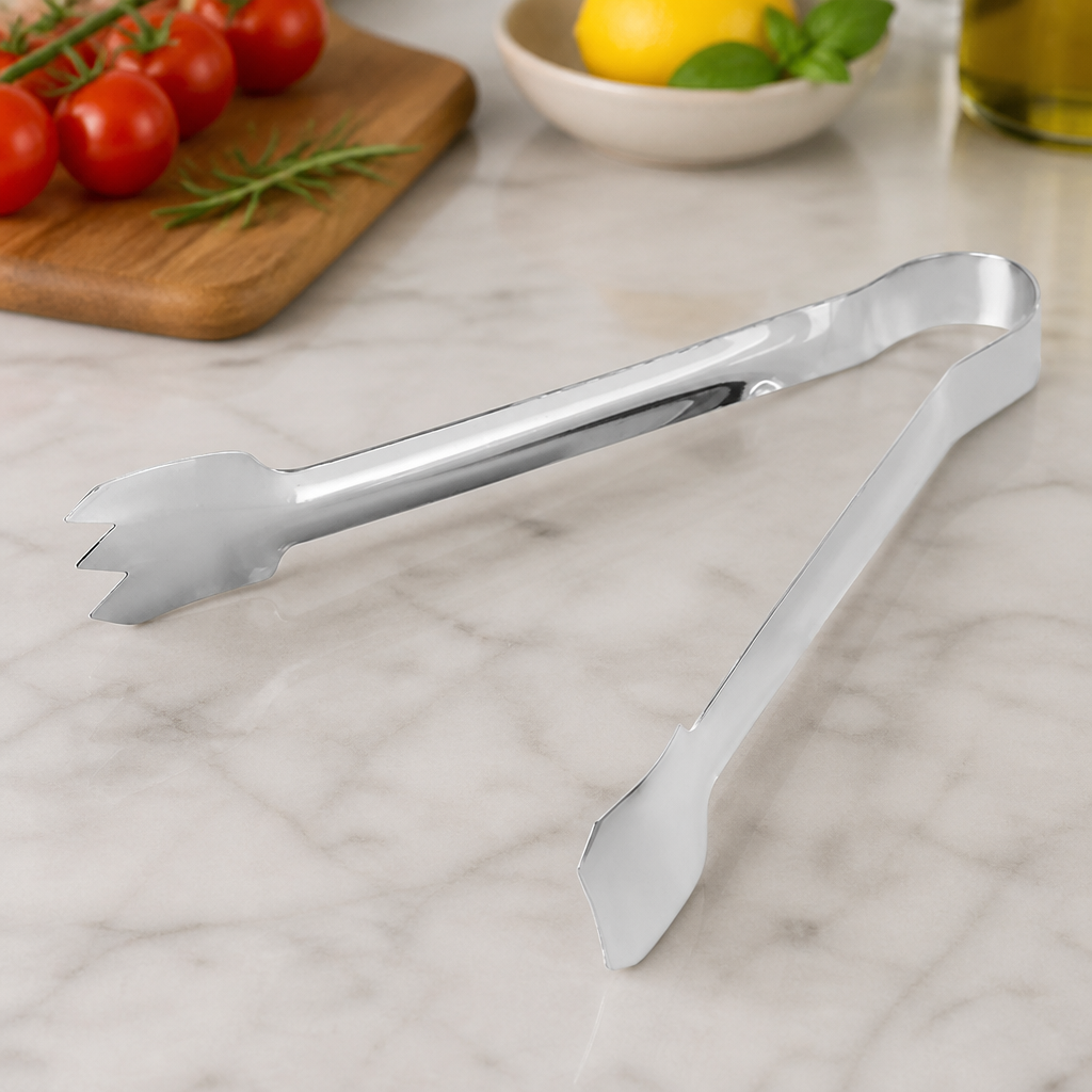 Commercial Stainless Steel Tongs 8 Inch Dishwasher Safe