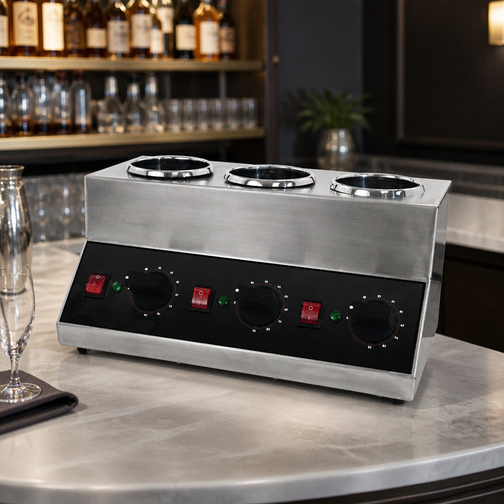 Commercial Triple Sauce Bottle Warmer for Food Service