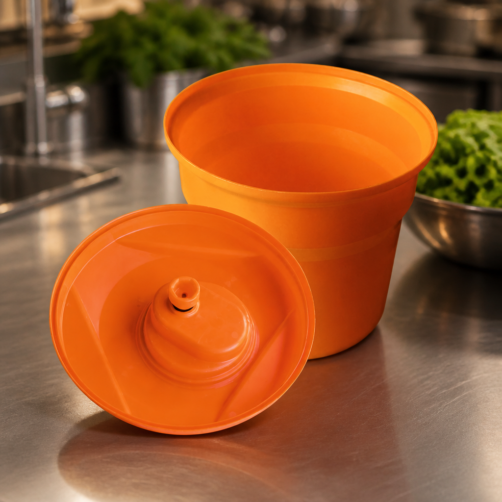 20L Commercial Manual Salad Spinner with Sealed Lid