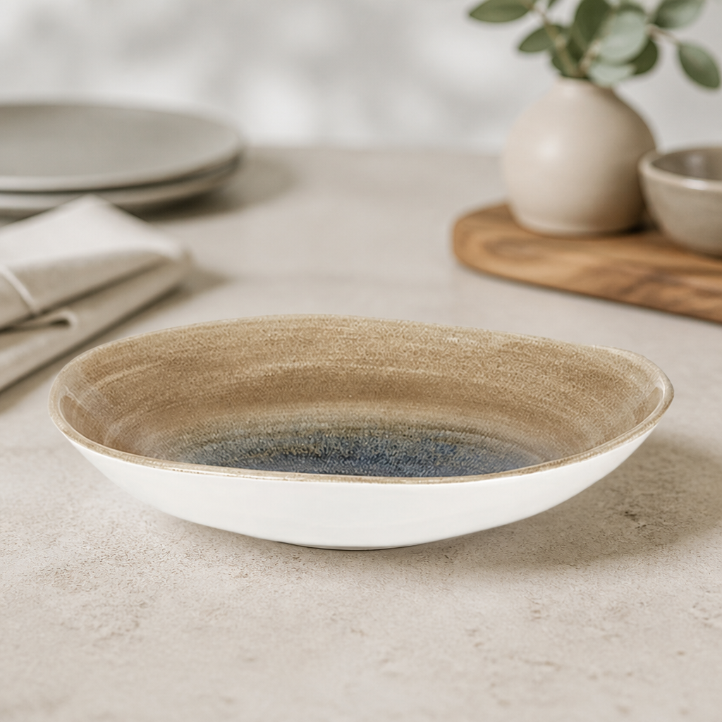 Commercial Round Bowl 253mm Aqueous Organic 12 Pack