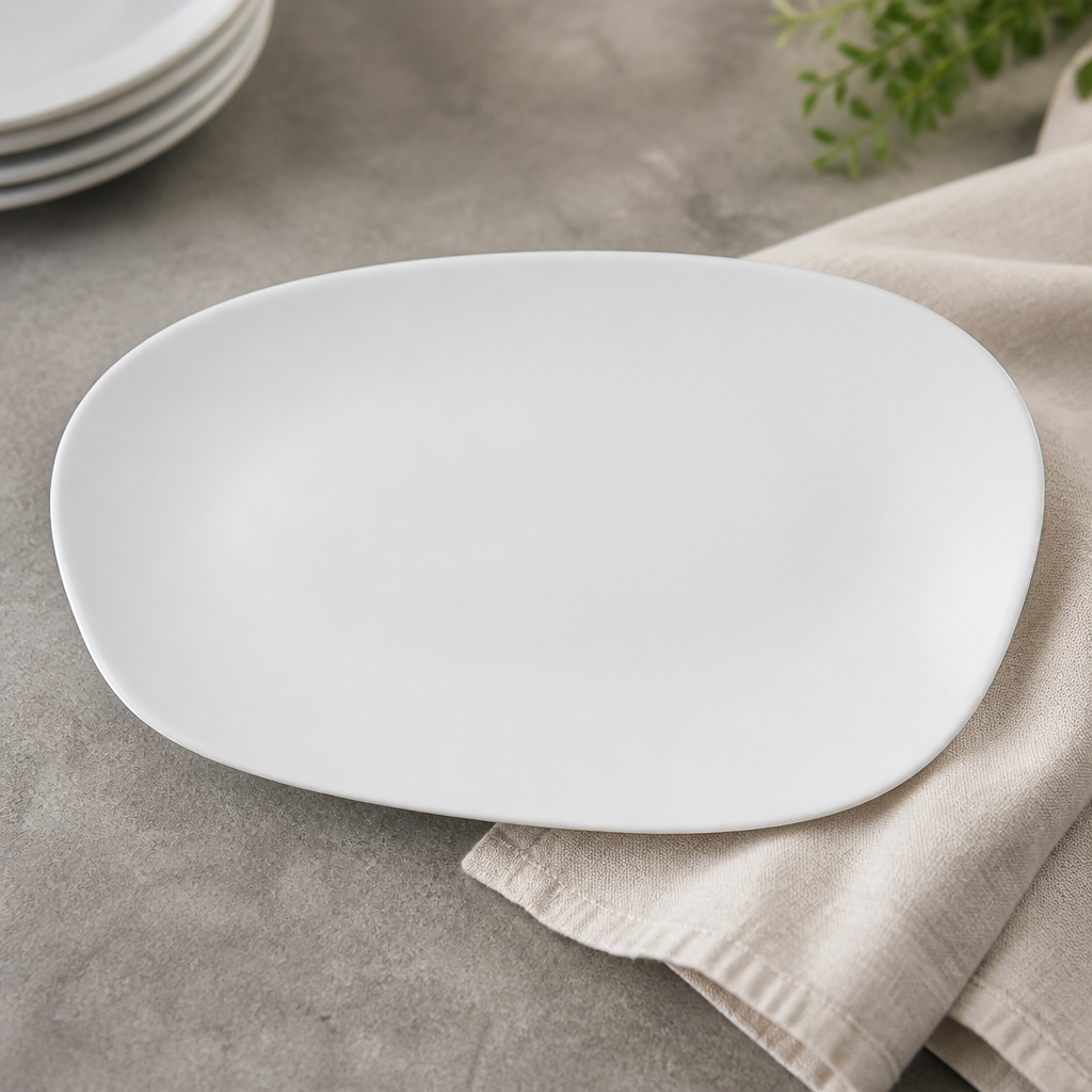 Commercial Opal Platters 260x150mm Pack of 12