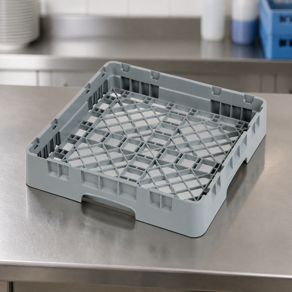 Commercial Full Base Rack 83mm Max Height for Glassware Storage