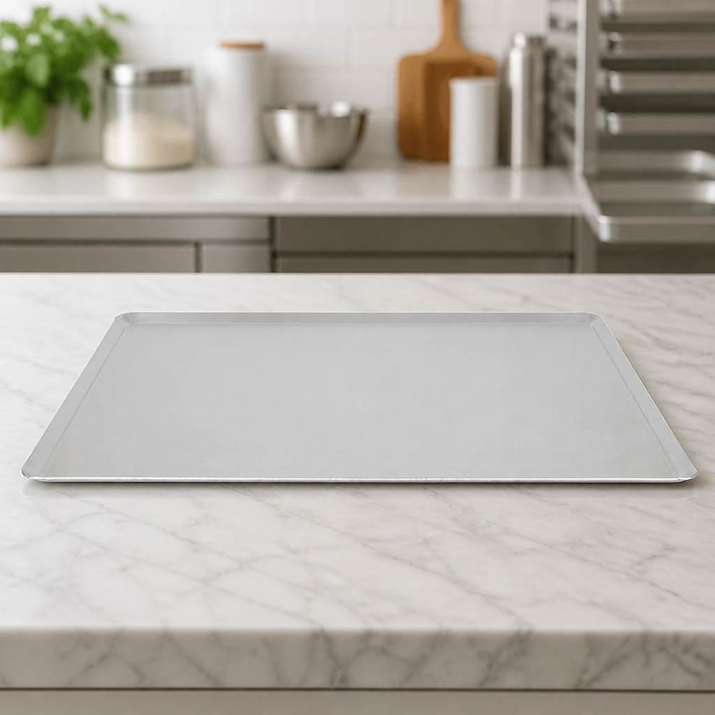 Commercial Aluminium Patisserie Tray 600x400mm Baking Sheet