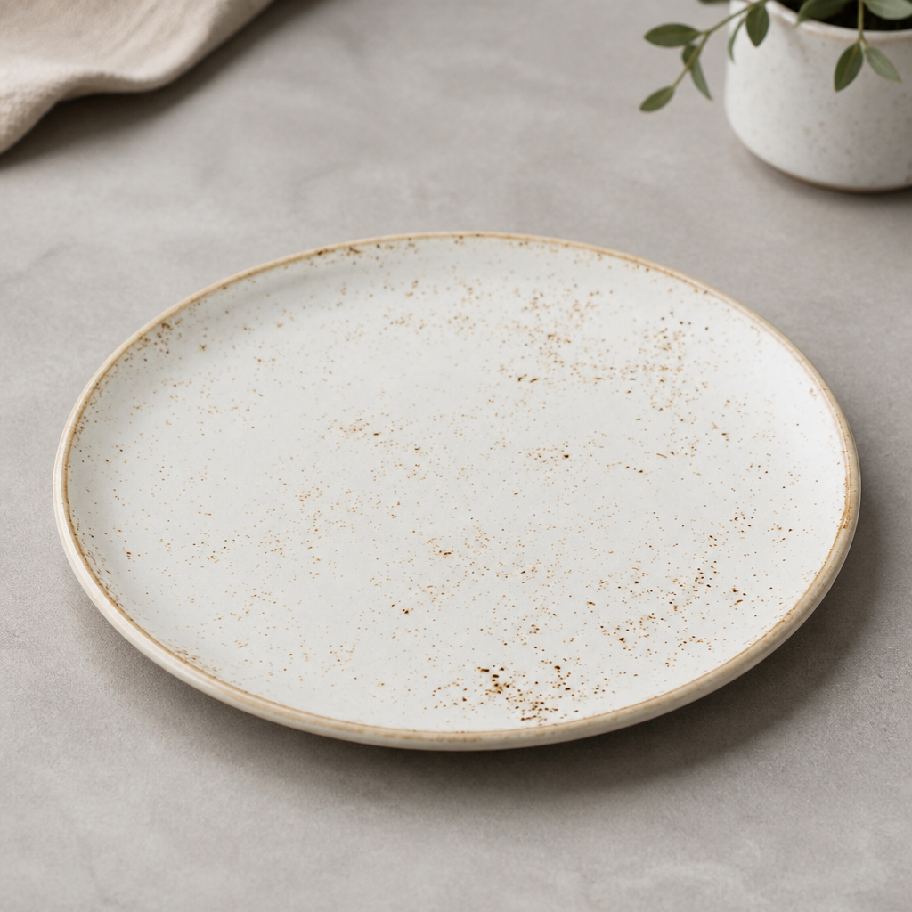 Commercial Stack Plates 255mm Dishwasher Safe 12 Pack