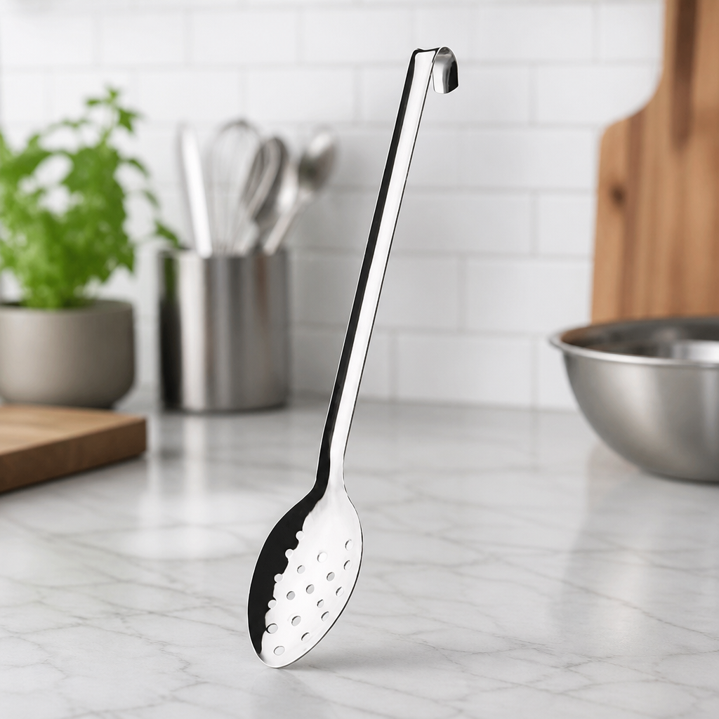 Commercial Perforated Serving Spoon 16" Stainless Steel