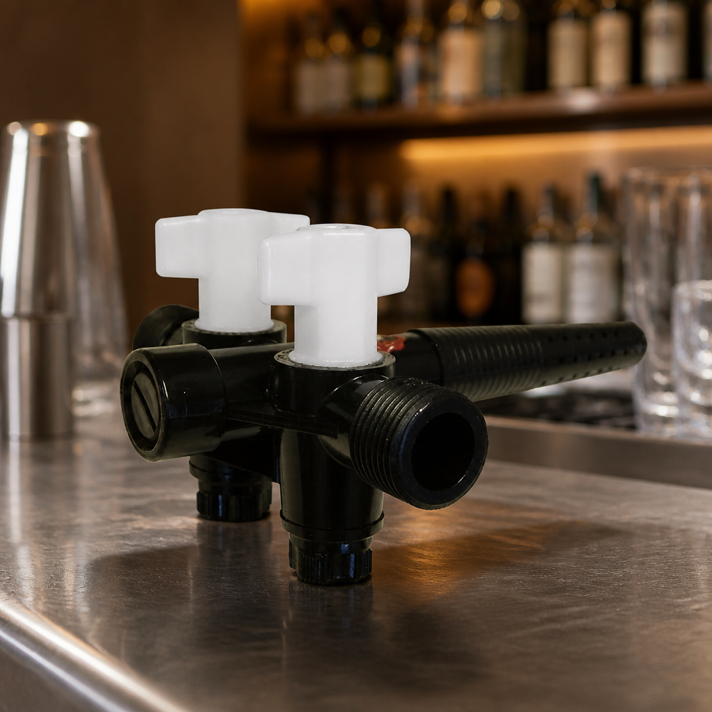 Commercial Double Y Tap for Pub and Cellar Equipment