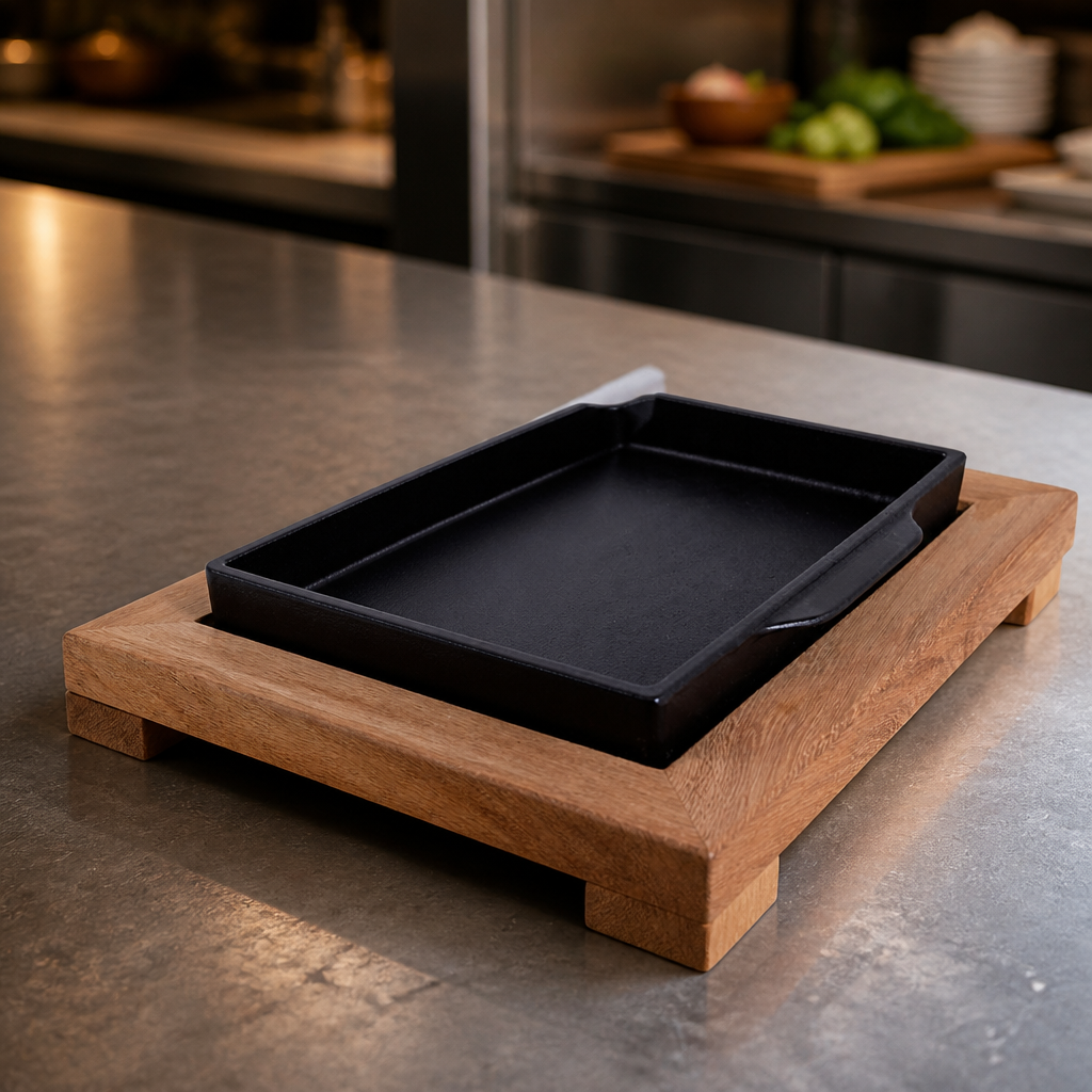 Wooden Trivet 370x270mm for Commercial Charcoal Ovens