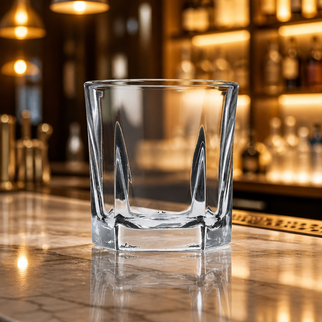 260ml Commercial Old Fashioned Whisky Glasses - 12 Pack