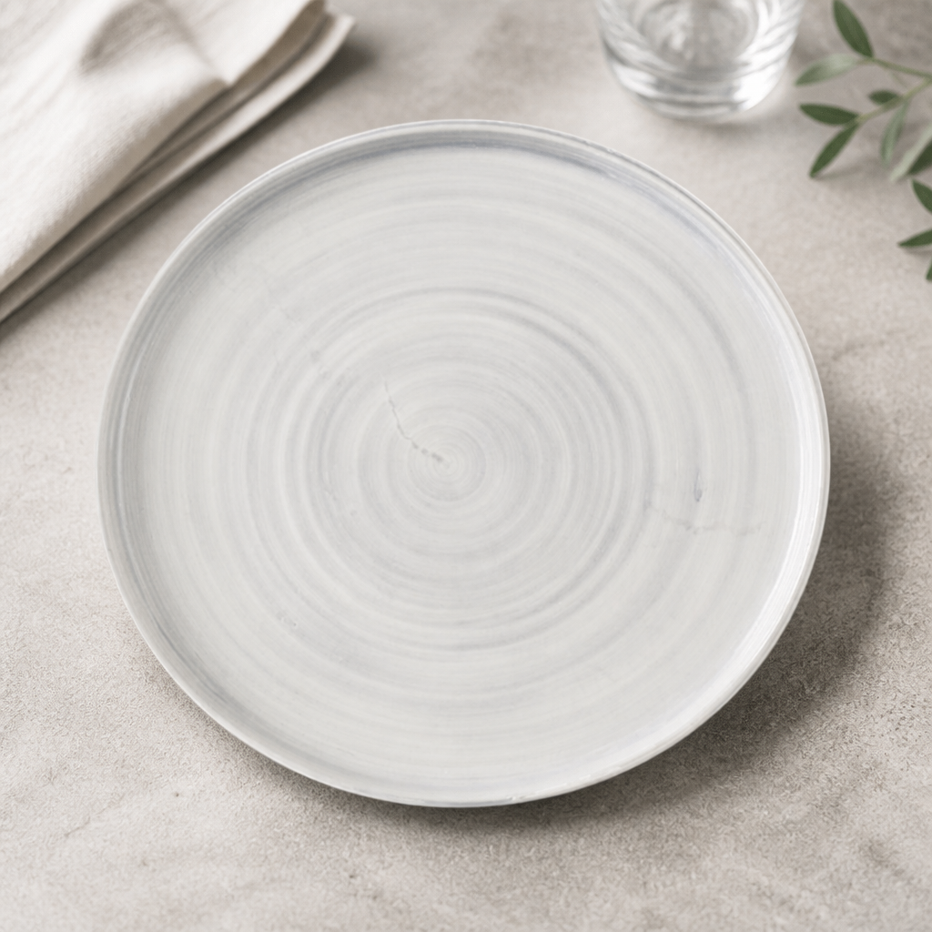 Commercial Walled Plates 280mm Grey 6 Pack