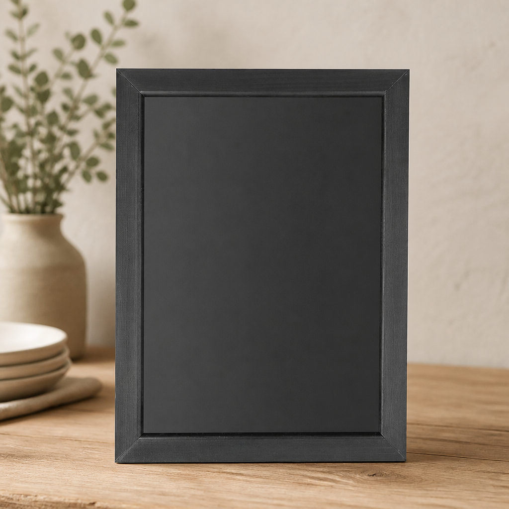 Commercial Wallboard Black Wooden Frame 450x600mm