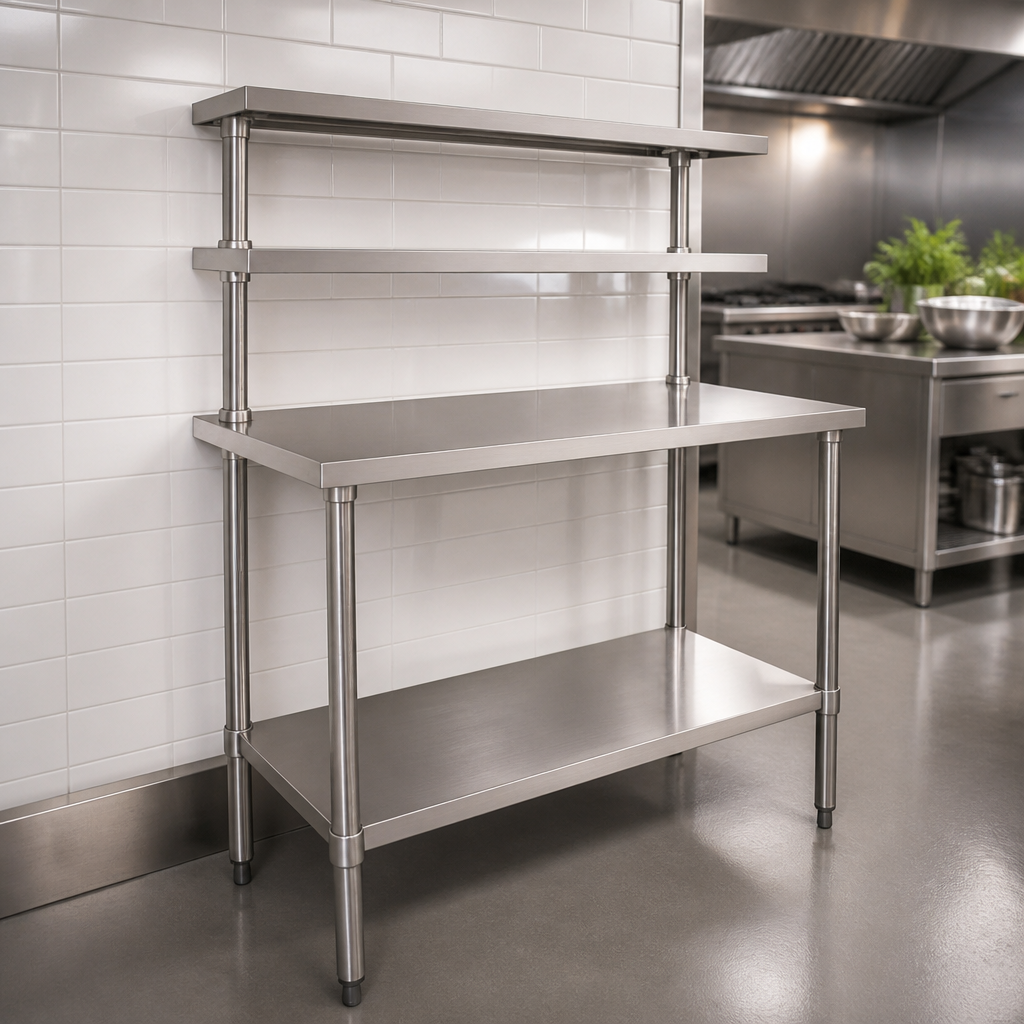 Commercial Stainless Steel Prep Station 1800x600mm