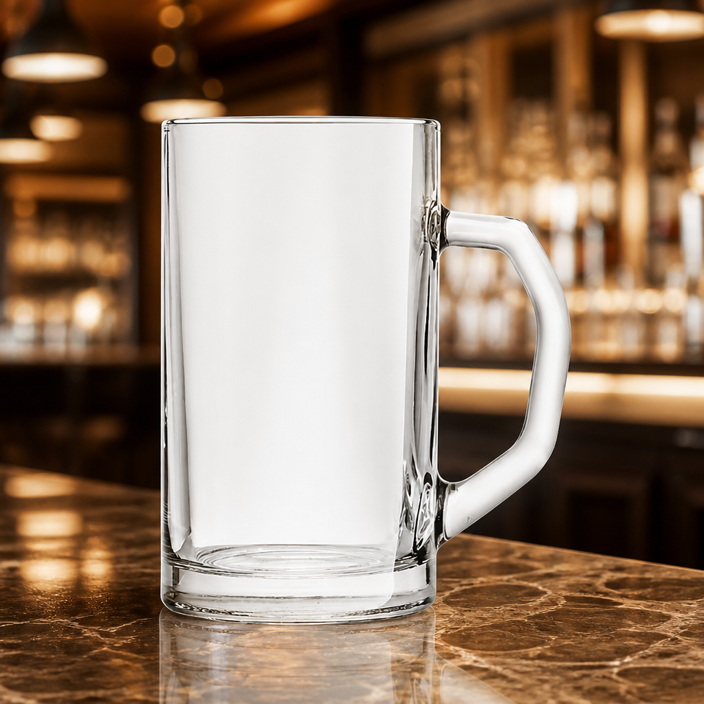 Commercial 640ml Beer Mugs Tankards - 6 Pack