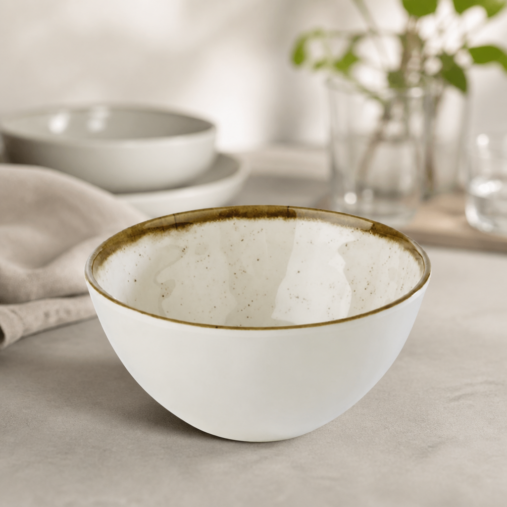150mm Commercial Melamine Bowl Rustic Design for Soups Salads