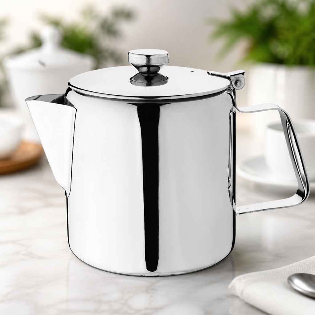 Commercial Stainless Steel Teapot 1.4Ltr for Catering Use