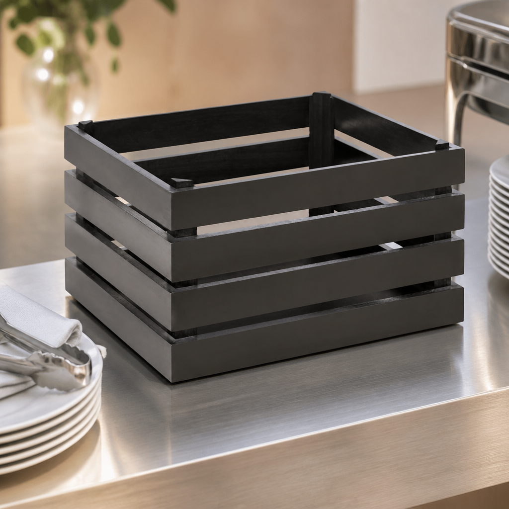 Commercial Wooden Crate 350 x 290mm Stylish Food Display
