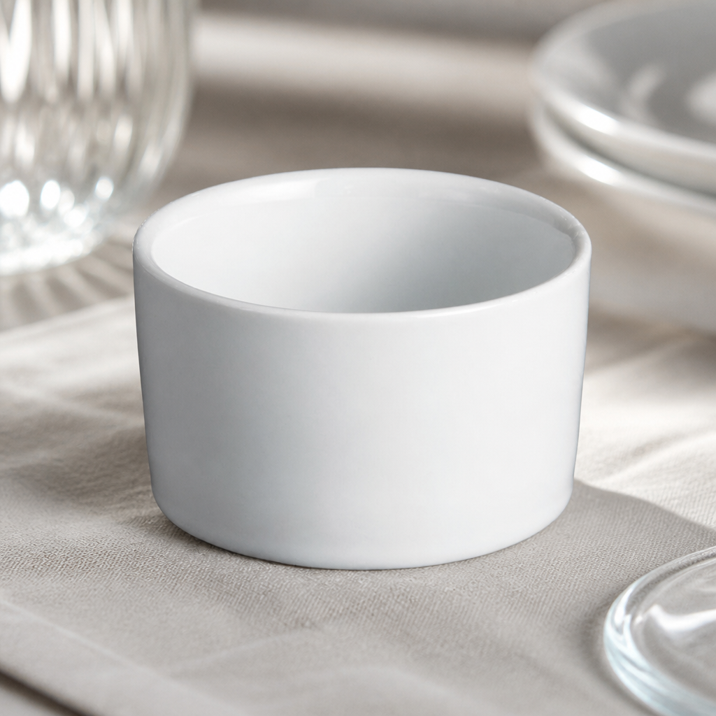 Commercial Whiteware Ramekins 80ml Porcelain 12 Pack