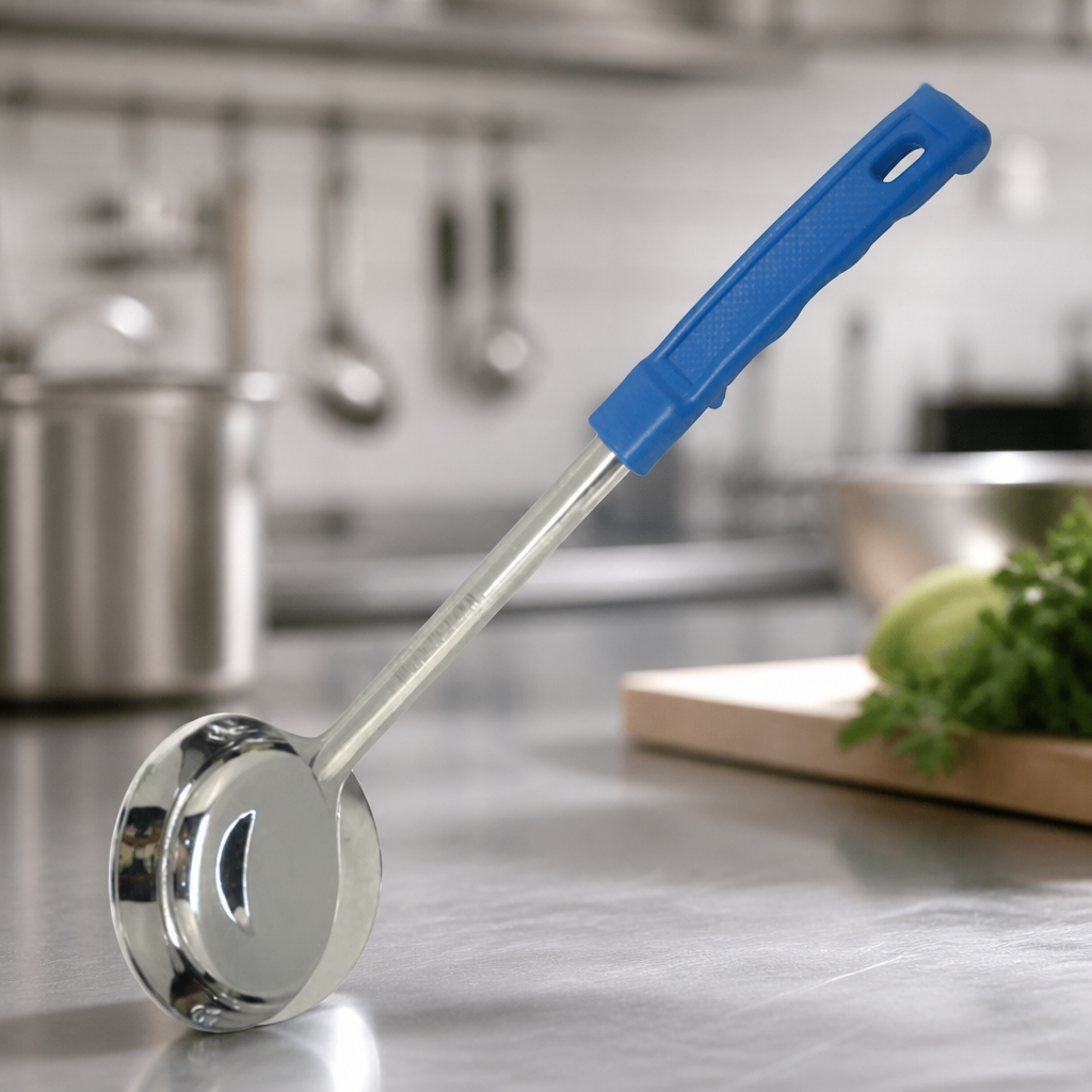240ml Commercial Blue Spoodle for Accurate Portion Control