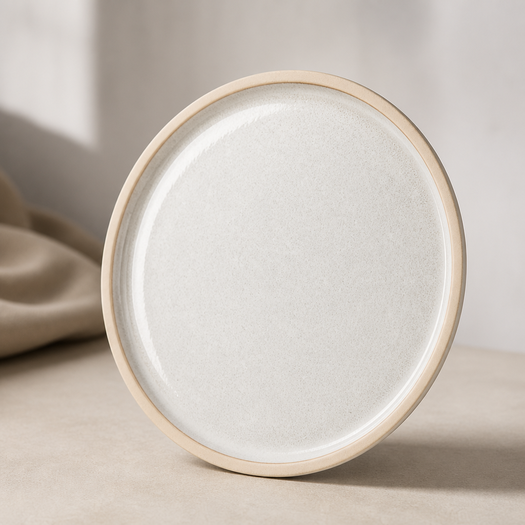 Commercial Canvas Flat Plates 250mm Set of 6