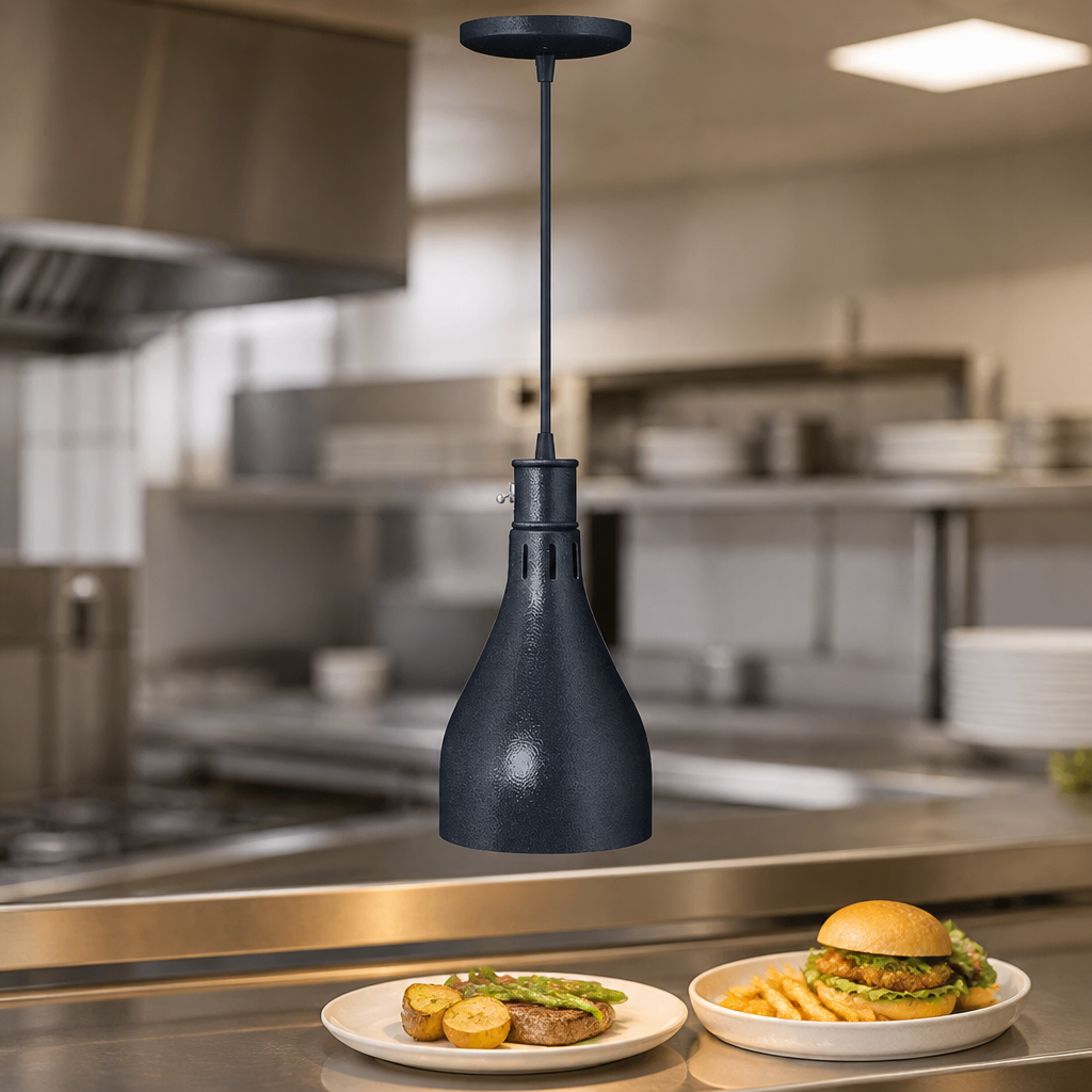 Commercial Heat Lamp Bell Shaped 1168mm Adjustable Intensity