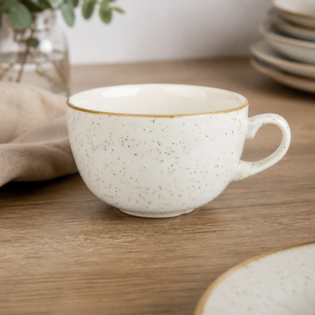 Commercial Cappuccino Cups 8oz Barley 12 Pack
