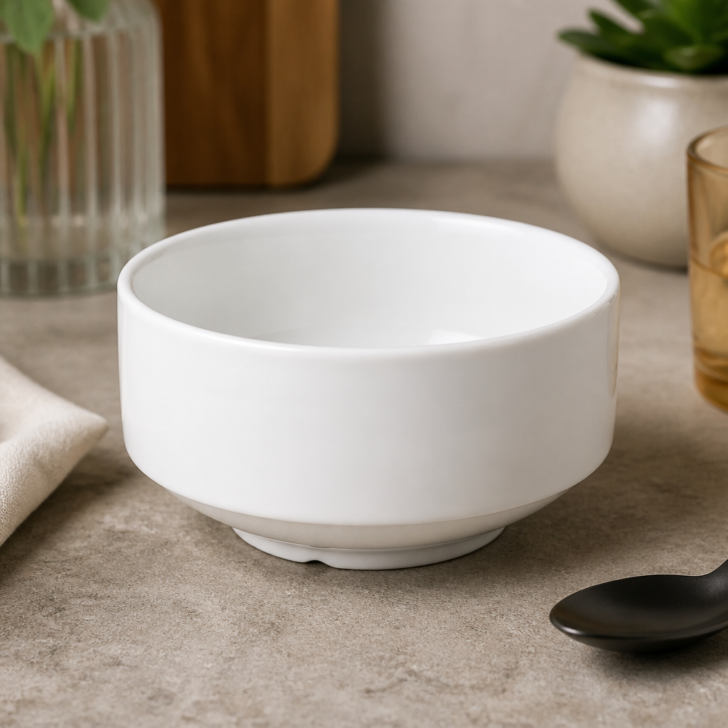 Commercial Stackable Soup Bowls 398ml - Set of 6