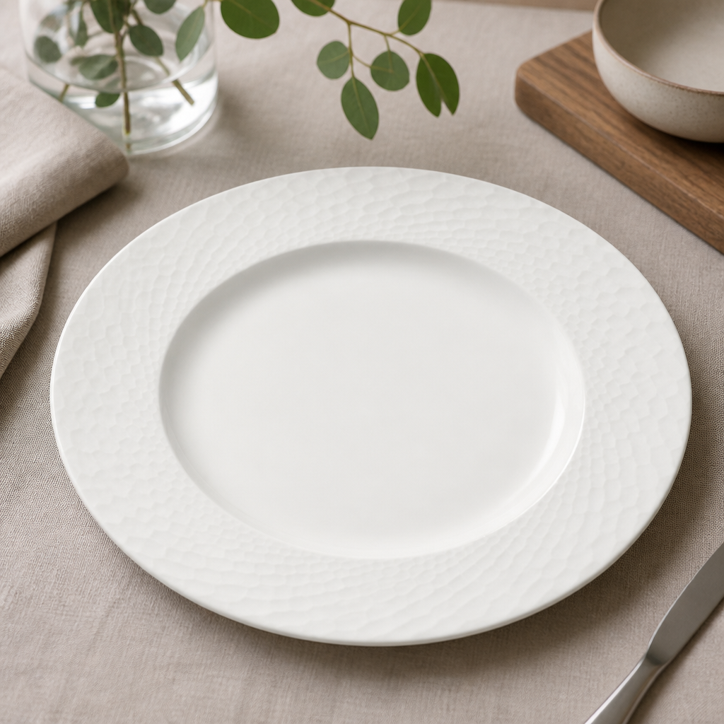 Commercial Large Well Plates 285mm for Hospitality Use