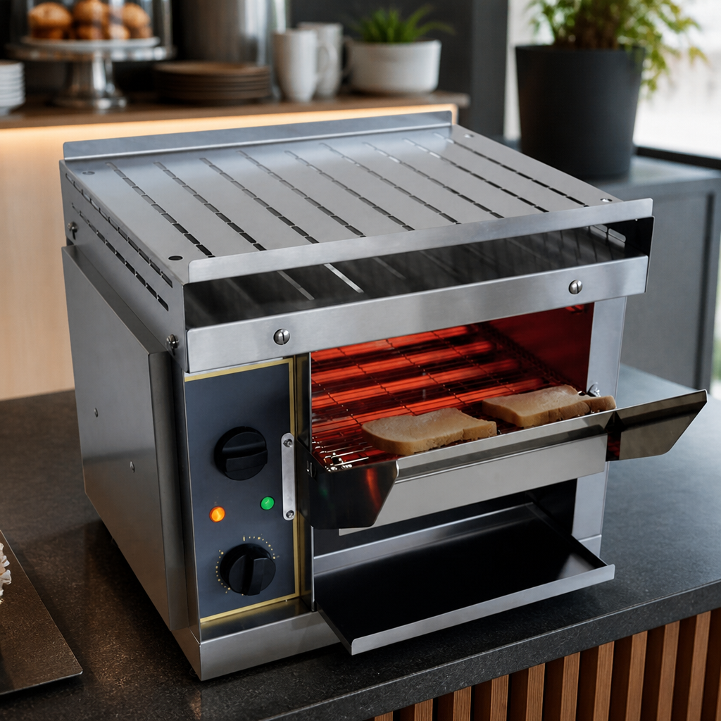 Commercial Conveyor Toaster 330 x 335mm Cooking Area